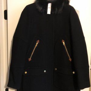 J.Crew Tall Chateau parka in Italian stadium-cloth wool